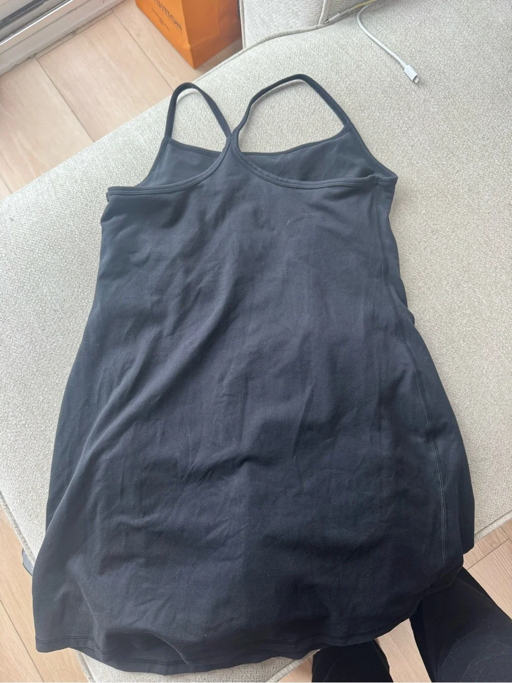 Aerie black activewear dress